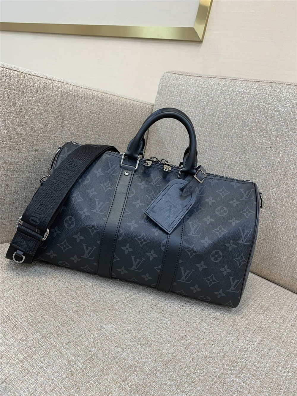 Louis Vuitton KEEPALL BANDOULIÈRE 35 M46655  size：34x21x16cm 2025 new 